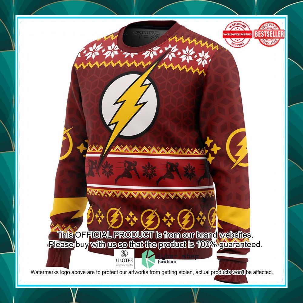 fast christmas the flash dc christmas sweater 3 474