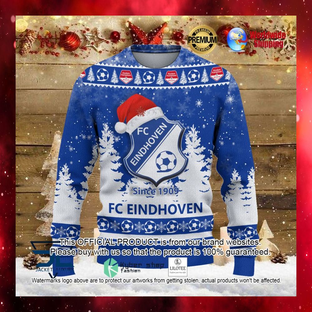fc eindhoven since 1909 santa hat sweater 1 250