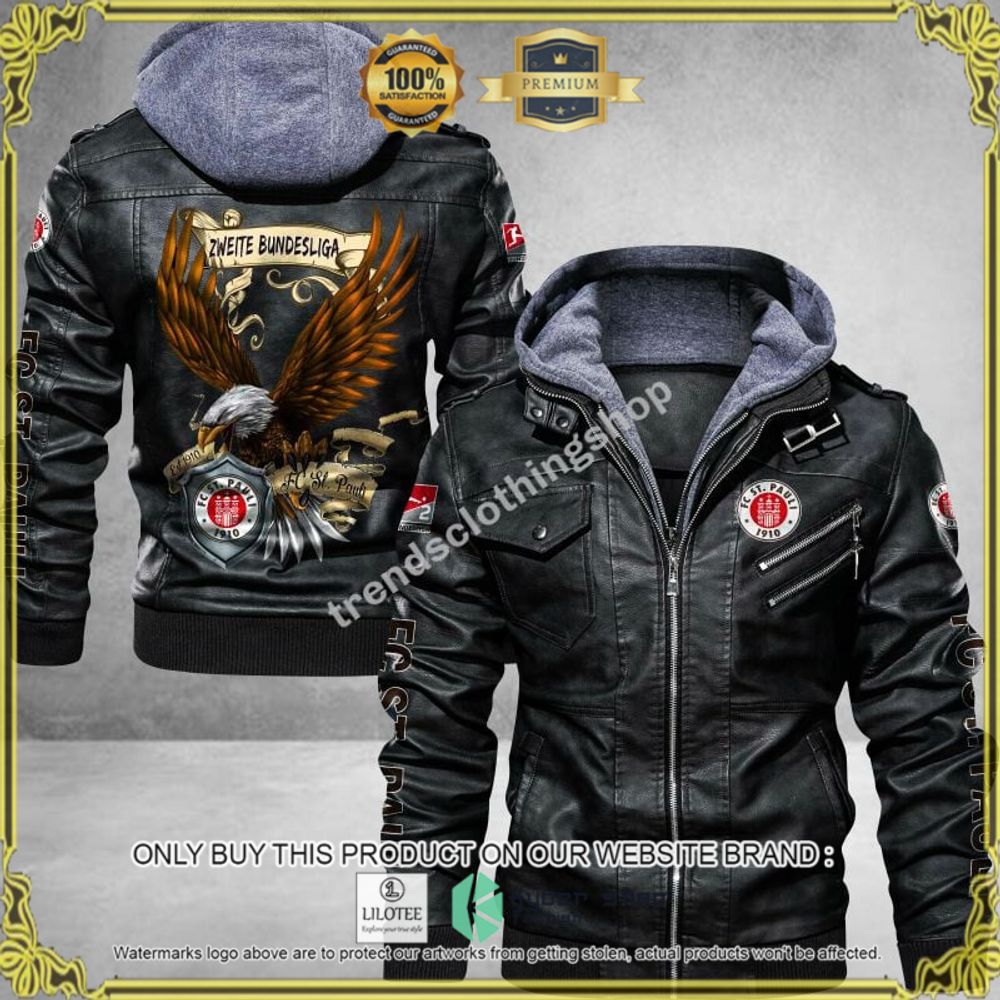 fc st pauli zweite bundesliga eagle leather jacket 1 76452