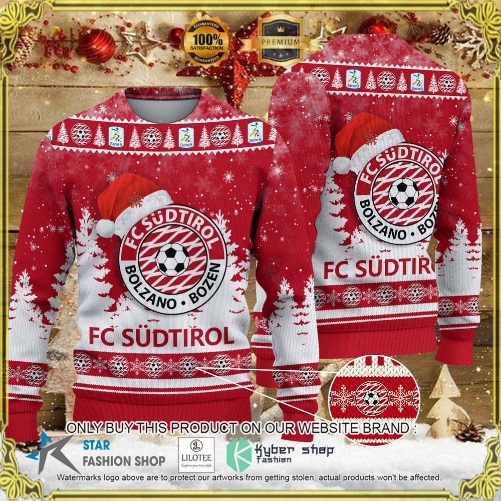 FC Sudtirol Bolzano Bozen Christmas Sweater - LIMITED EDITION 6