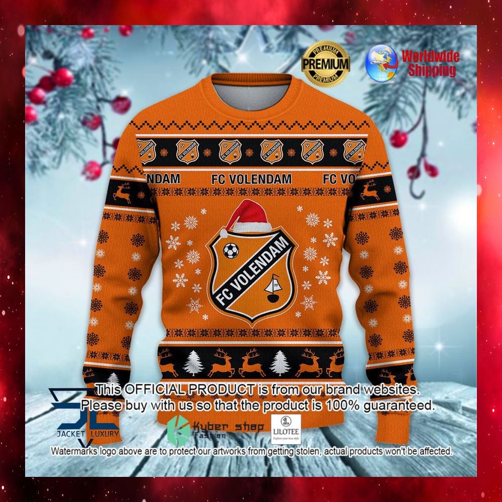 fc volendam santa hat orange sweater 1 482