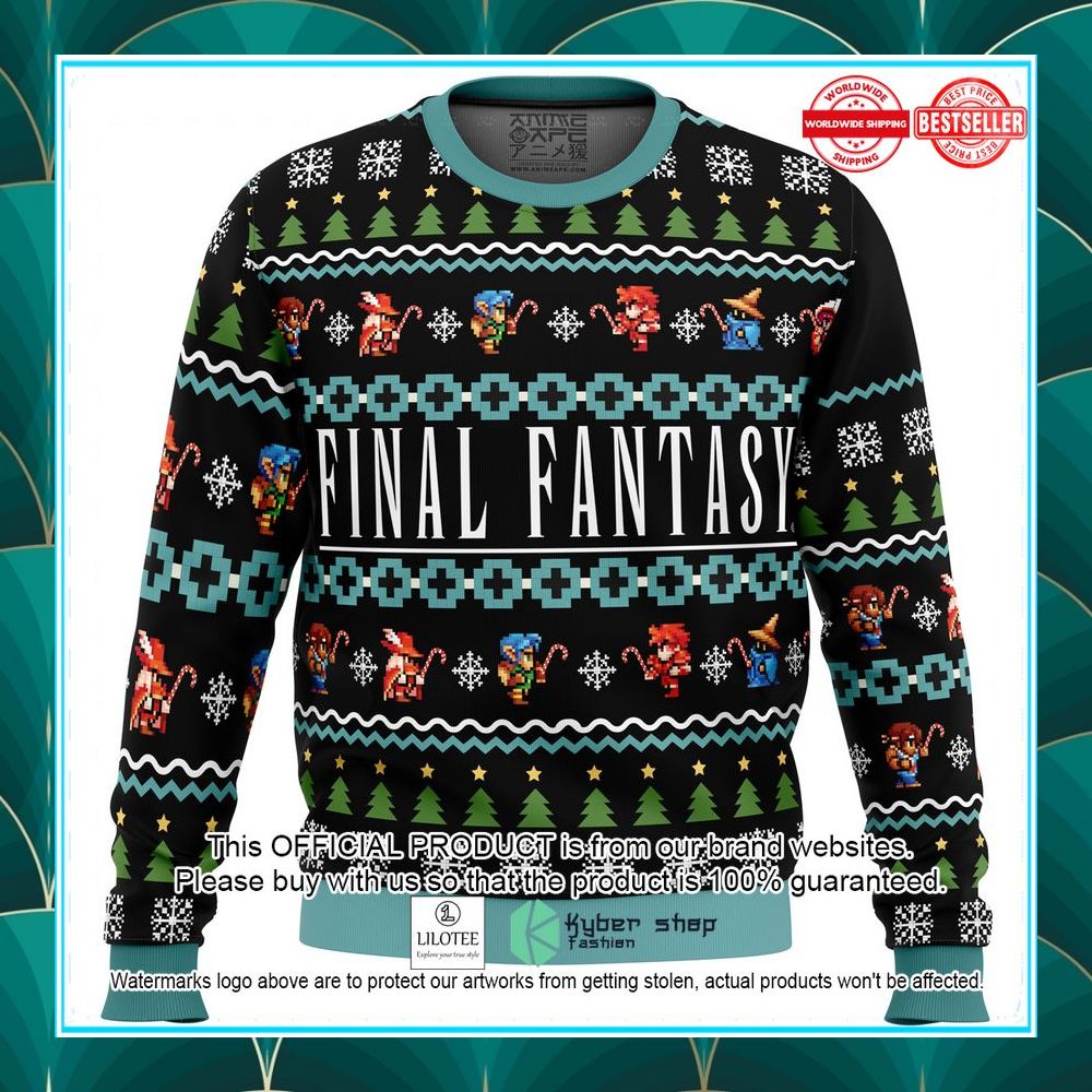 final fantasy ugly christmas sweater 1 688