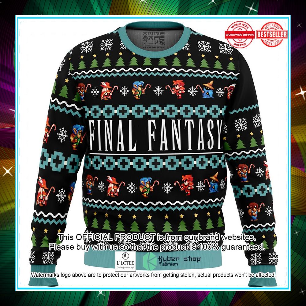 final fantasy ugly christmas sweater 1 758