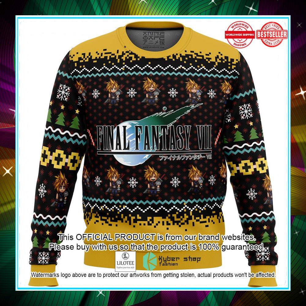 final fantasy vii christmas sweater 1 787