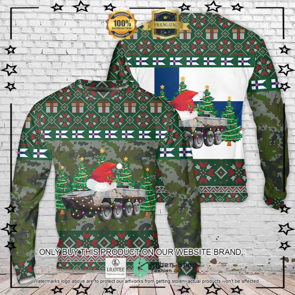 finnish army patria amv christmas sweater 1 44140