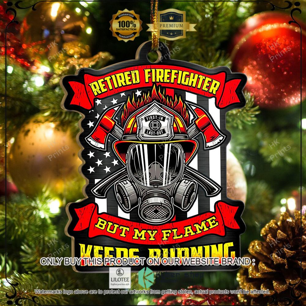 fire department but my flame keeps burning christmas ornament 1 19811