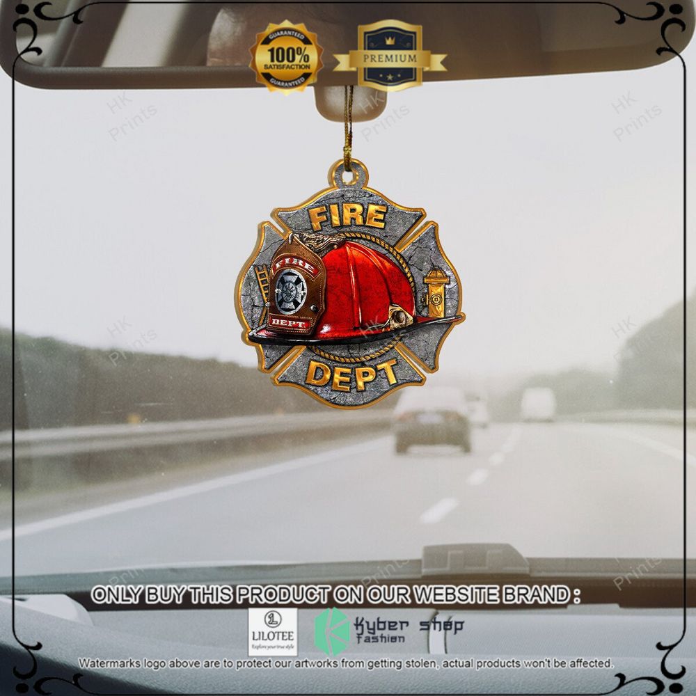 fire department christmas ornament 1 7738