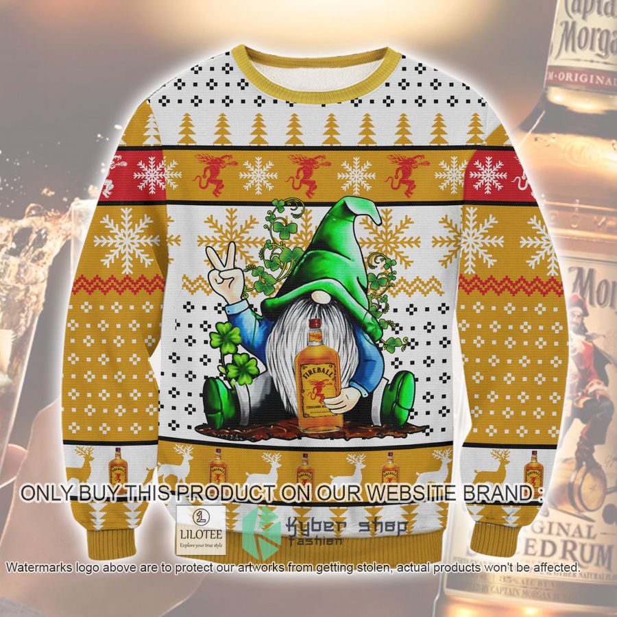Fireball Gnome Christmas Sweater, Sweatshirt 8