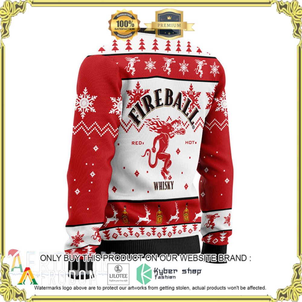 fireball red hot wisky christmas sweater 1 32978