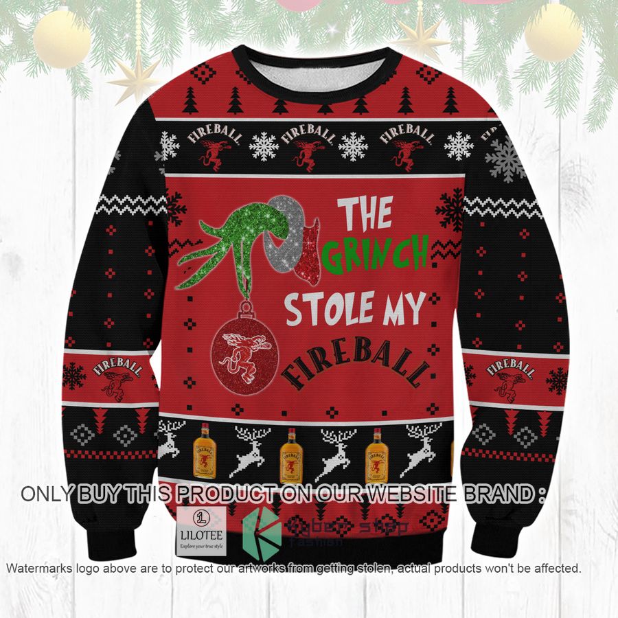 Fireball Stole Tito Christmas Sweater, Sweatshirt 9
