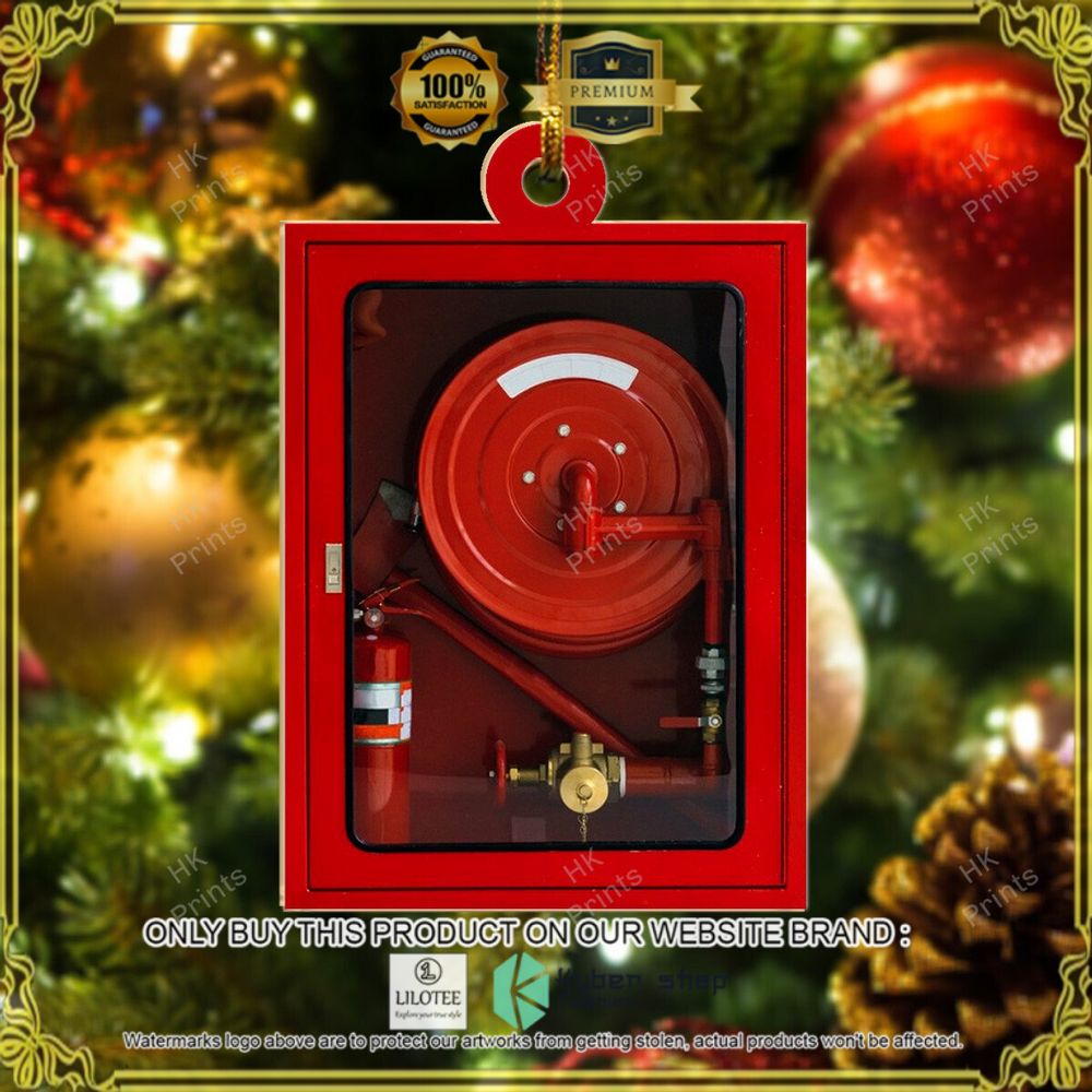 firefighter fire hydrant cabinet christmas ornament 1 94405