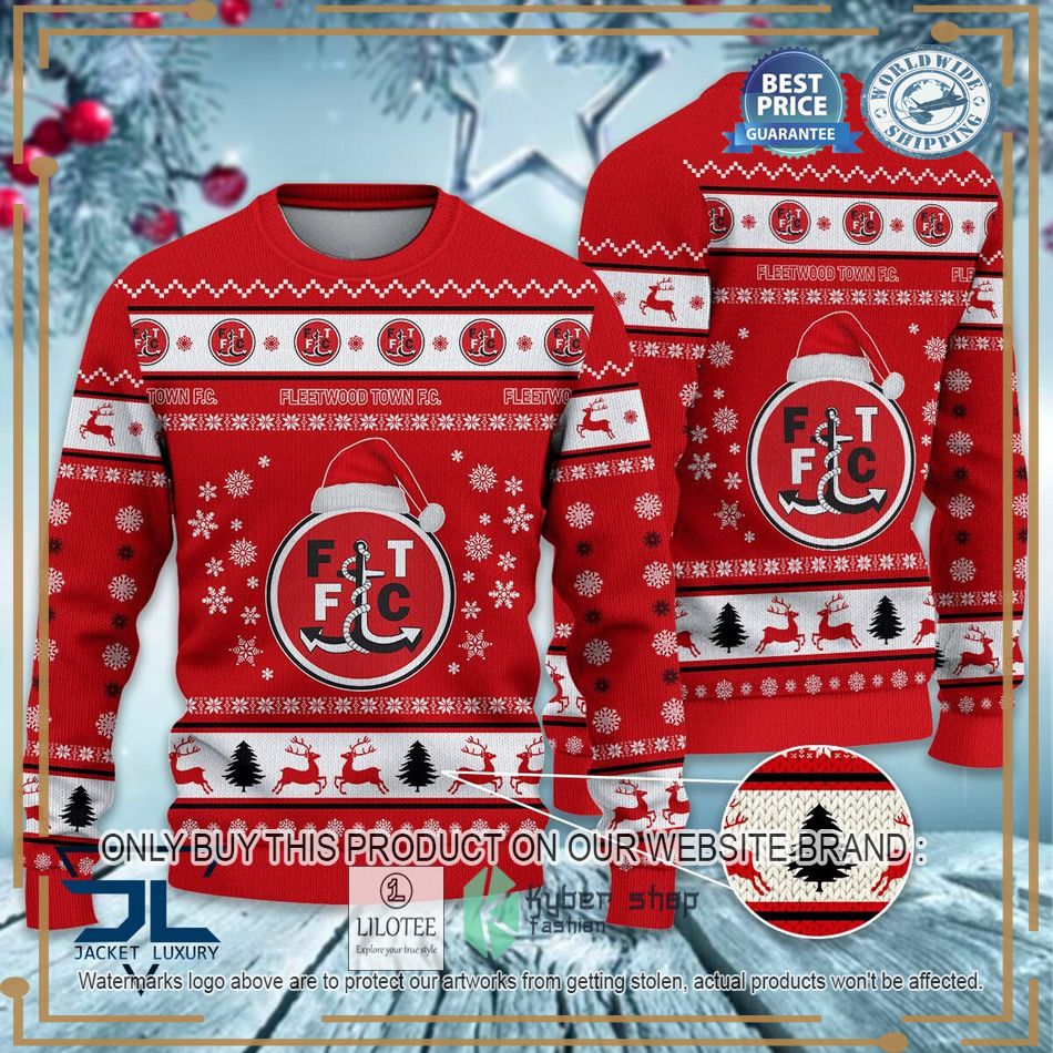 Fleetwood Town F.C EFL Ugly Christmas Sweater - LIMITED EDITION 6