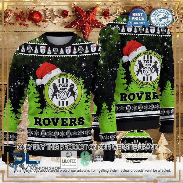 forest green rovers black christmas sweater 1 97634