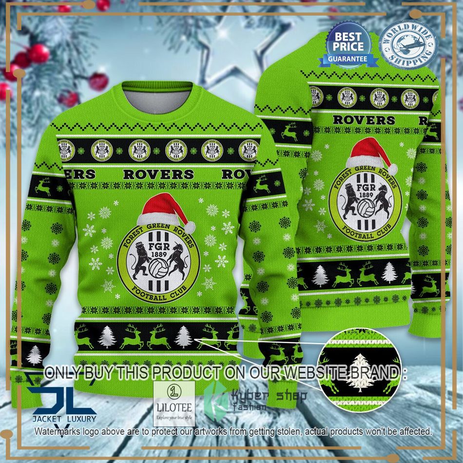 Forest Green Rovers EFL Ugly Christmas Sweater - LIMITED EDITION 7