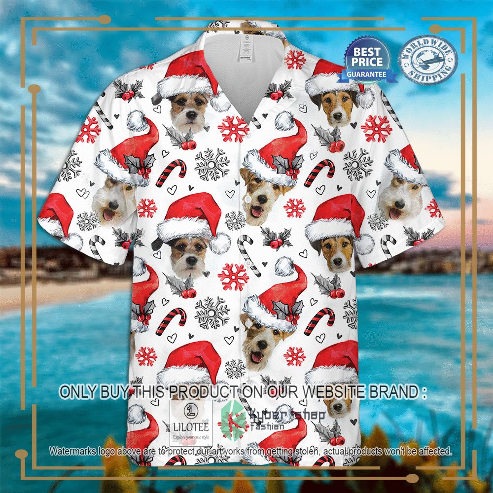 Fox Terrier Christmas Hawaiian Shirt 4