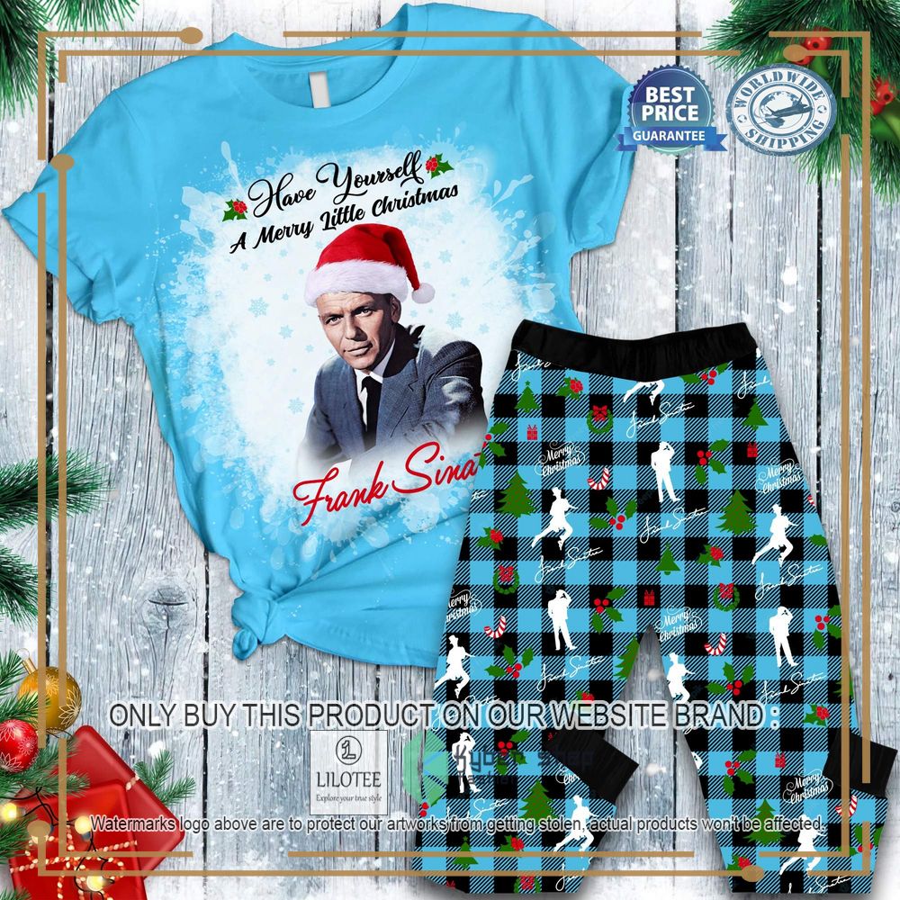 Frank Sinatra Christmas Pajamas Set 20