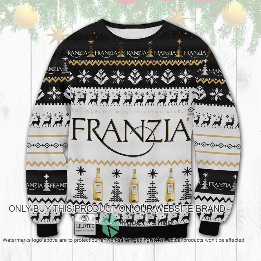 Franzia chardonnay Christmas Sweater, Sweatshirt 9