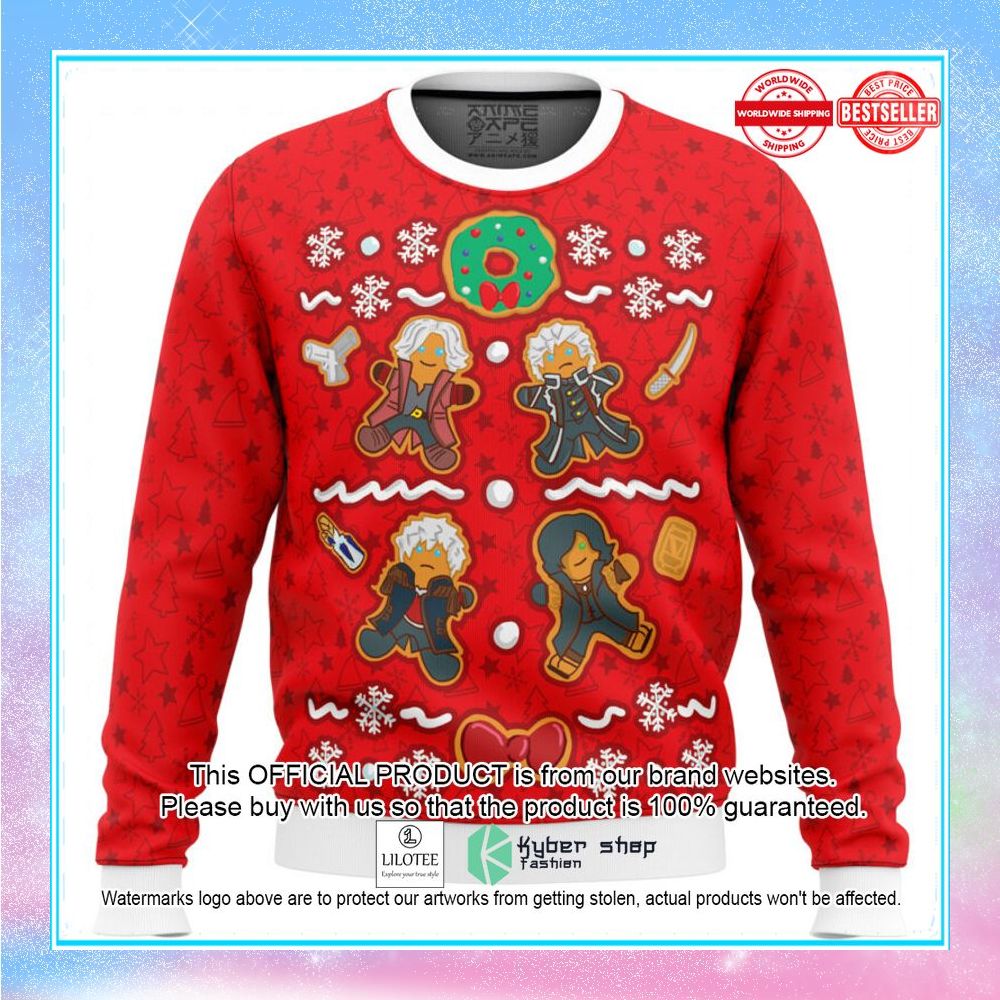 fresh baked devil hunters devil may cry christmas sweater 1 338