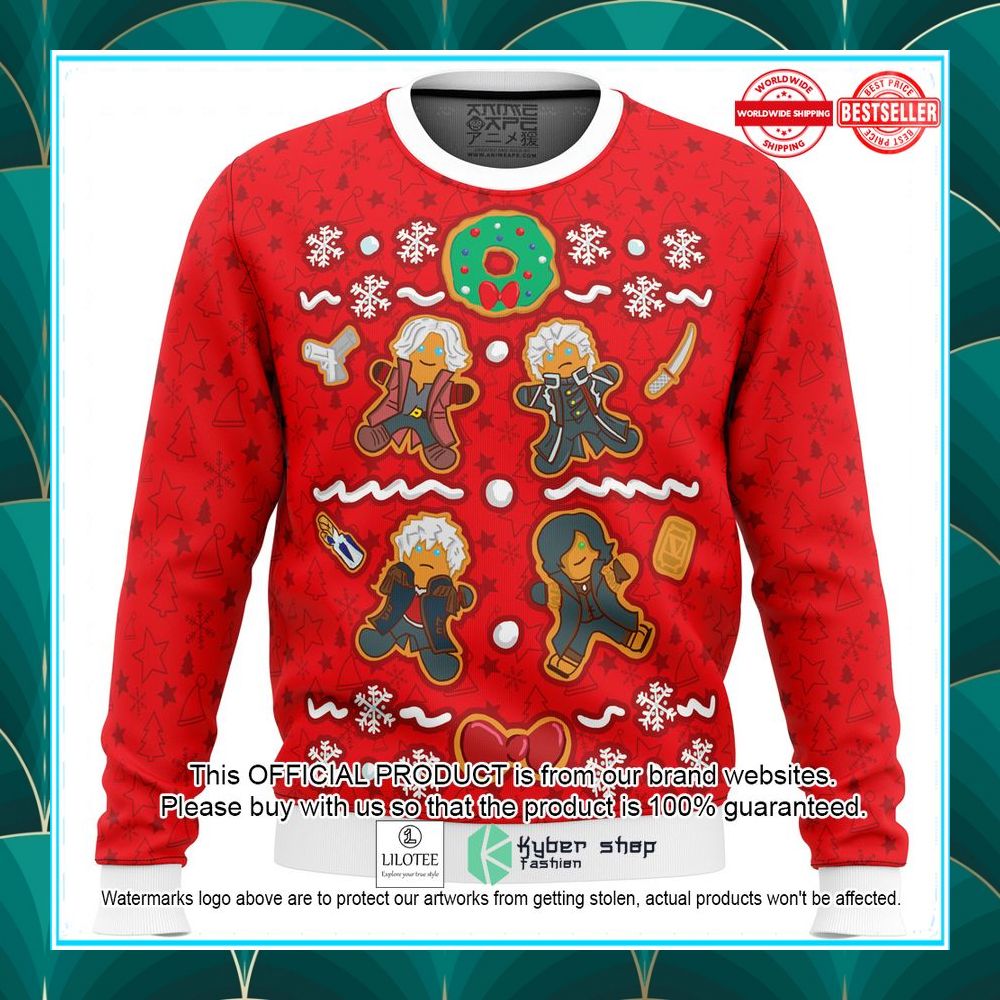 fresh baked devil hunters devil may cry christmas sweater 1 347