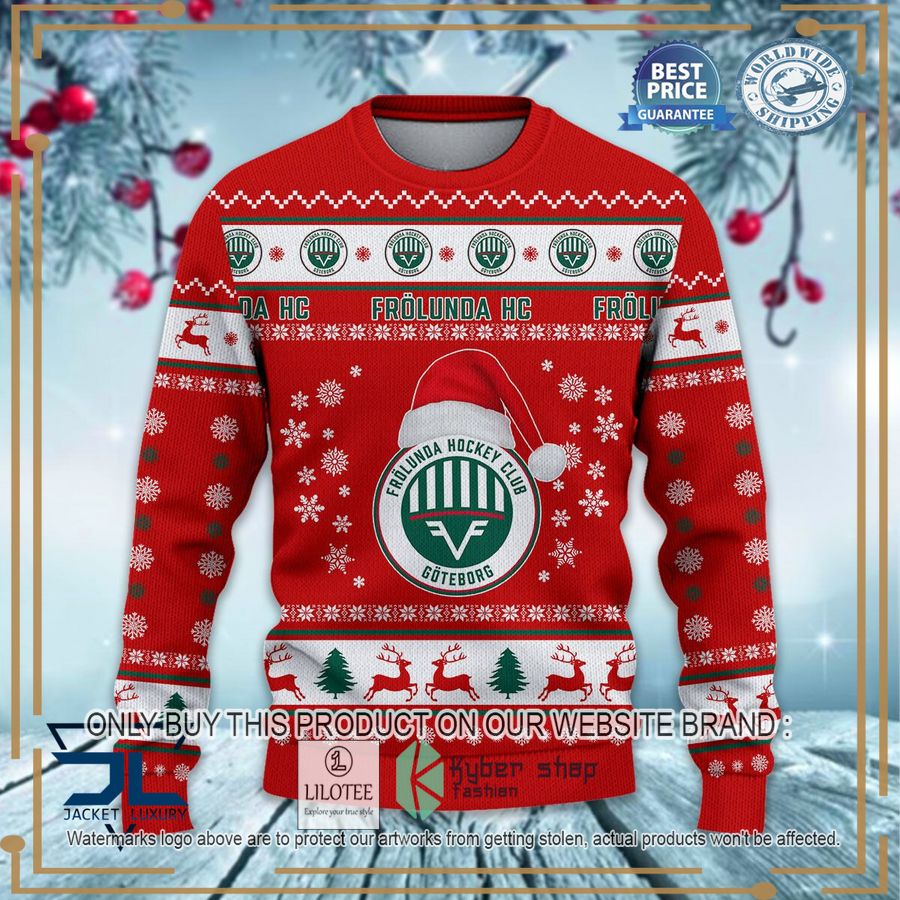frolunda hc christmas sweater 2 27904