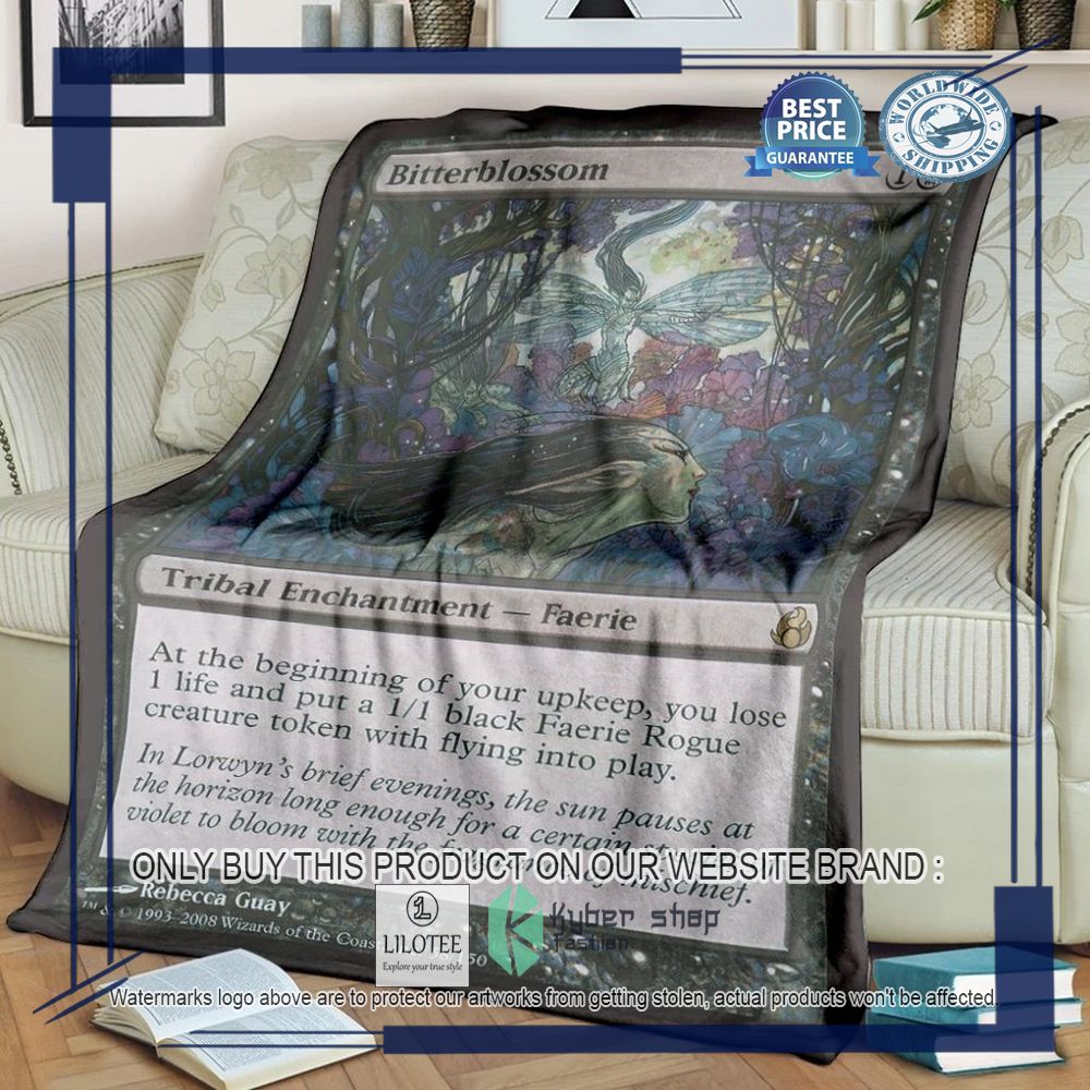 Game Magic The Gathering Bitterblossom Blanket - LIMITED EDITION 6