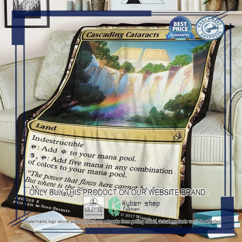 Game Magic The Gathering Cascading Cataracts Blanket - LIMITED EDITION 6
