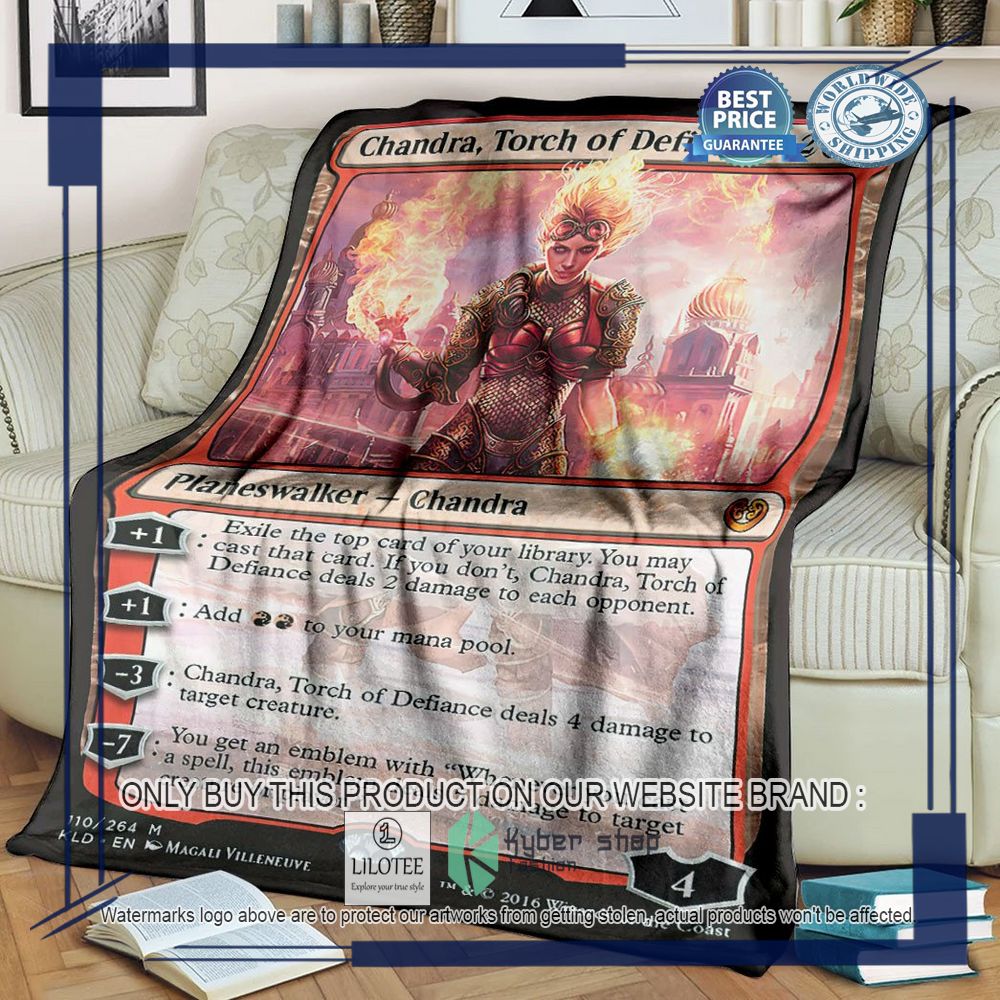 Game Magic The Gathering Chandra, Torch of Defiance Blanket - LIMITED EDITION 6
