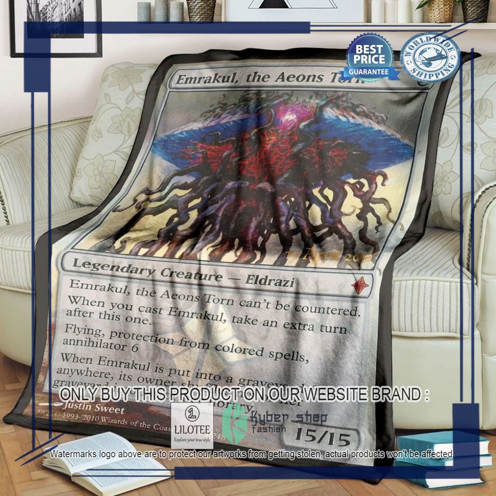 Game Magic The Gathering Emrakul The Aeons Torn Blanket - LIMITED EDITION 7