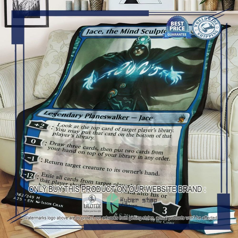 Game Magic The Gathering Jace, the Mind Sculptor Blanket - LIMITED EDITION 7