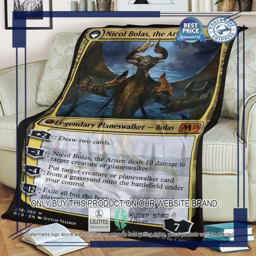 Game Magic The Gathering Nicol Bolas, The Arisen Blanket - LIMITED EDITION 7