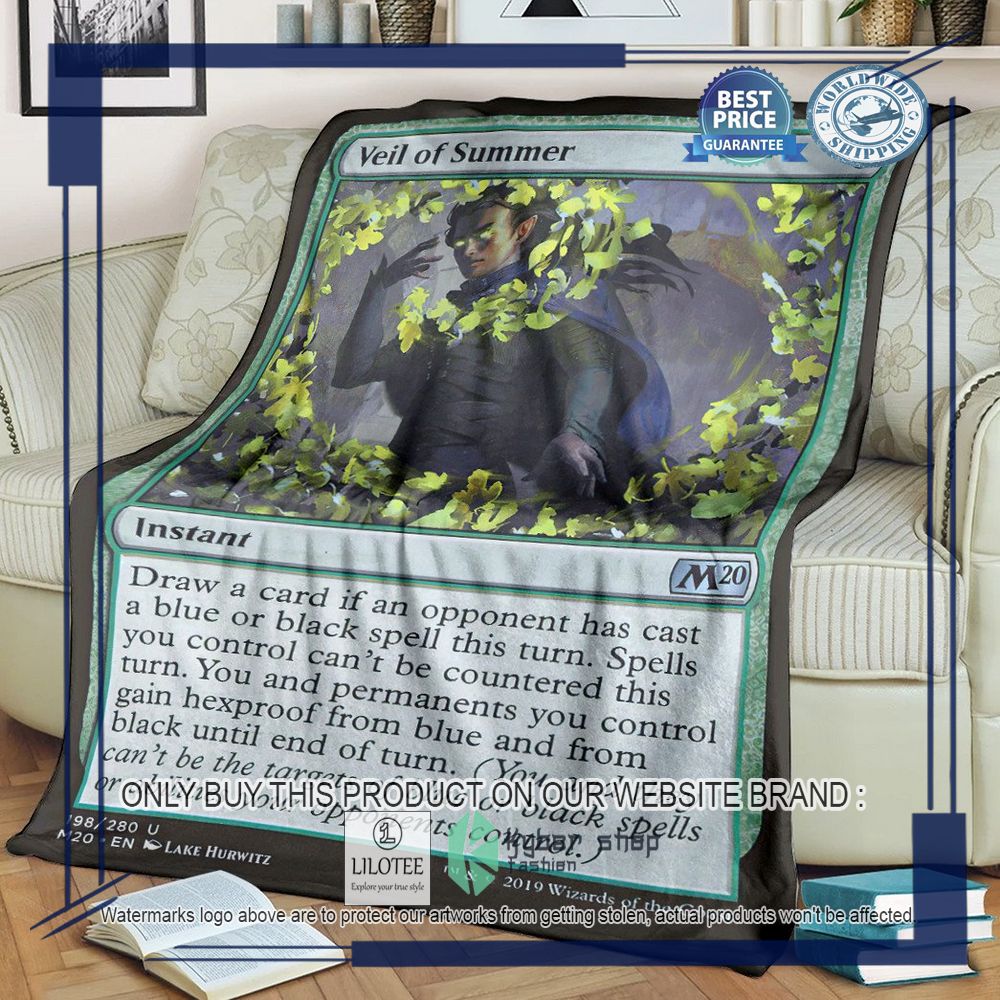 Game Magic The Gathering Veil of Summer Blanket - LIMITED EDITION 6