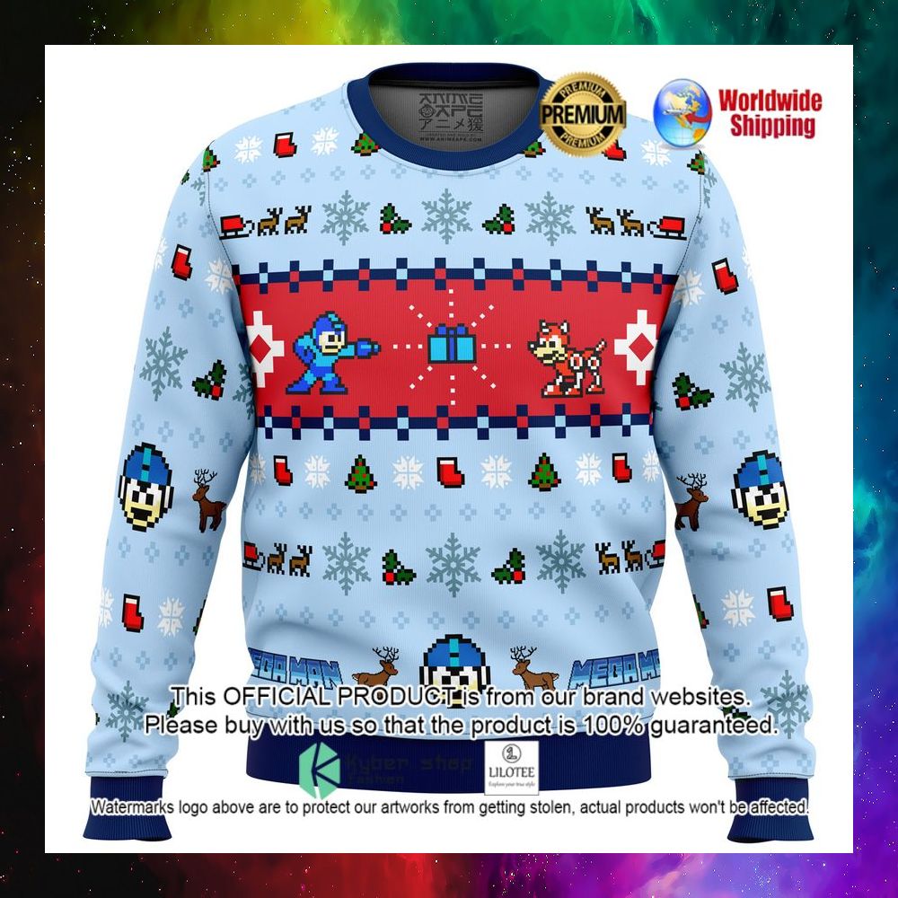 game mega man mega holiday christmas sweater 1 712
