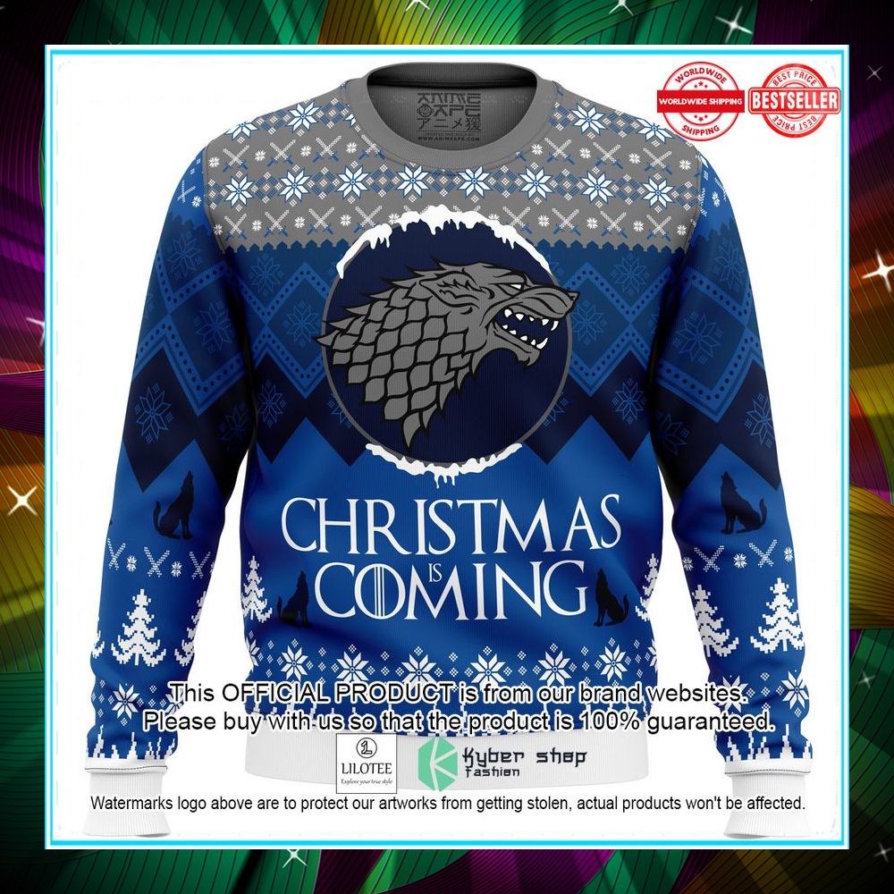 game of thrones christmas is coming sweater christmas 1 303