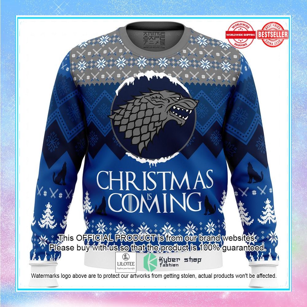game of thrones christmas is coming sweater christmas 1 902