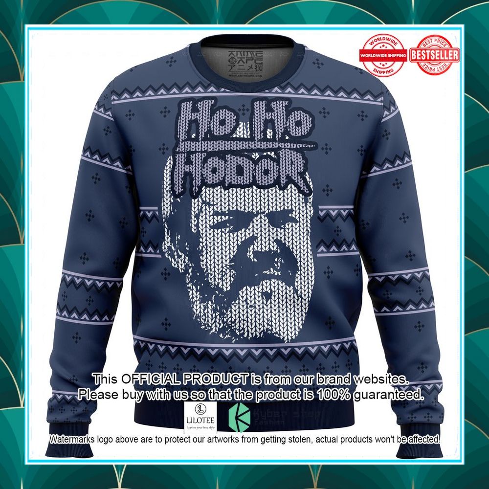 game of thrones hodor christmas sweater 1 446