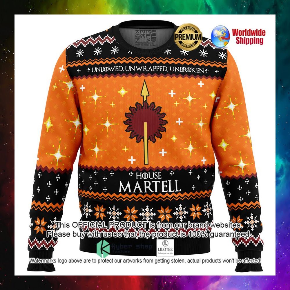 game of thrones house martell christmas sweater 1 690