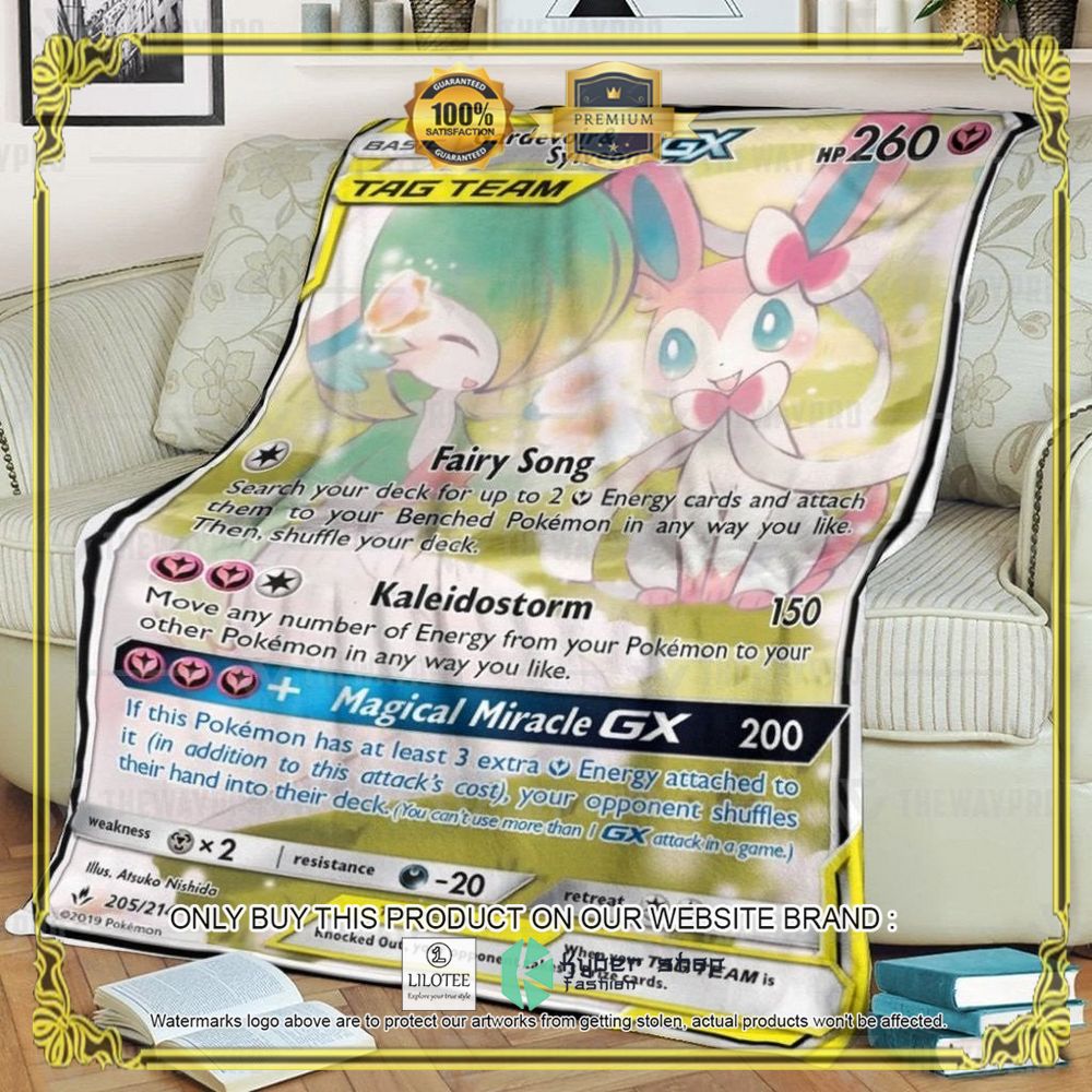 Gardevoir & Sylveon-GX Anime Pokemon Blanket - LIMITED EDITION 9