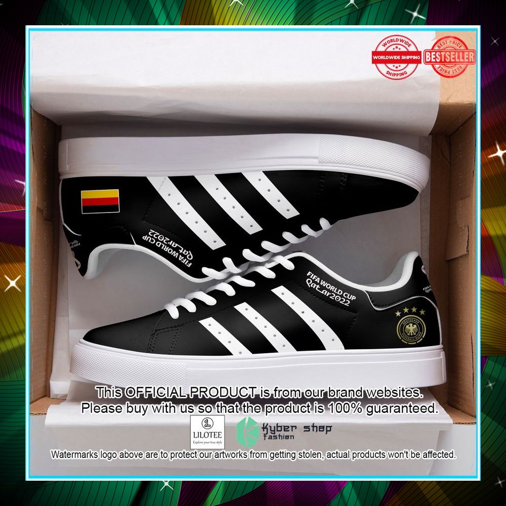 germany national team lh wc 2022 black stan smith shoes 1 353