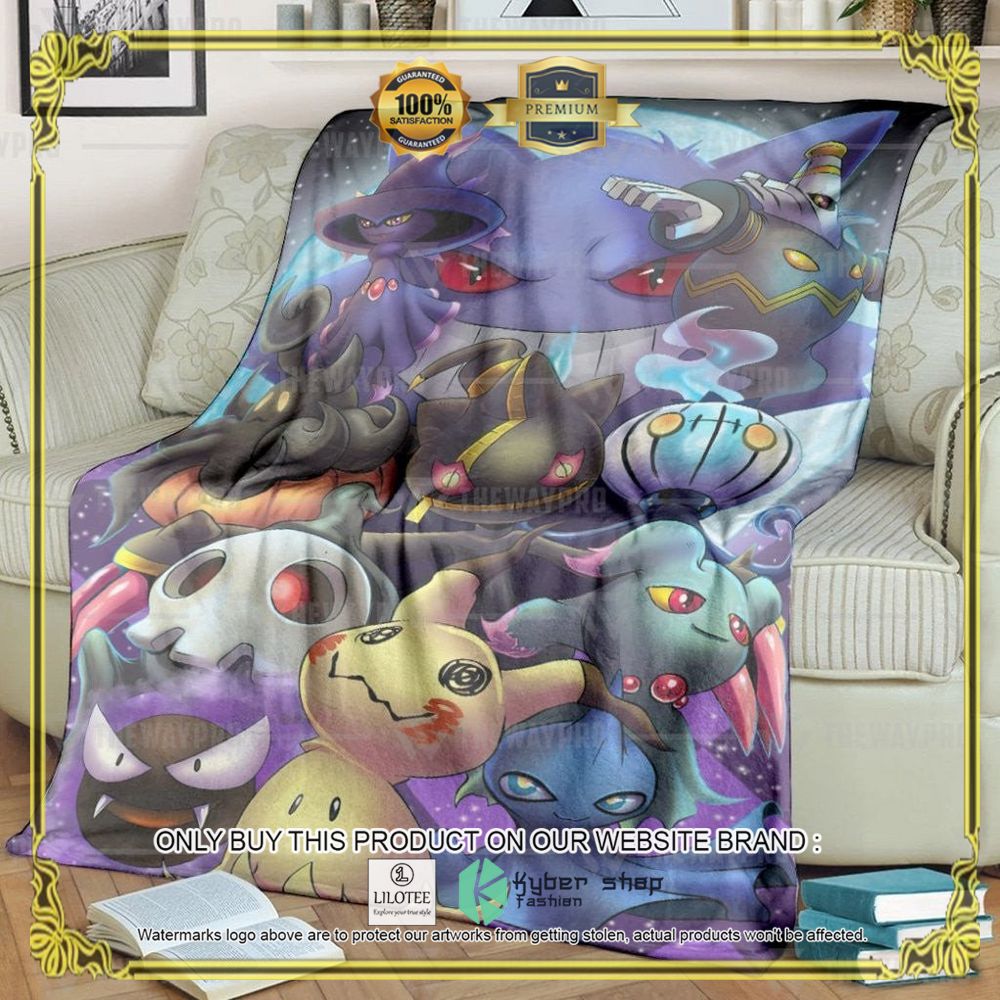Ghosting Anime Pokemon Blanket - LIMITED EDITION 8