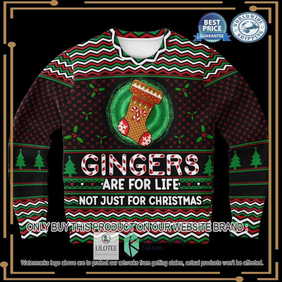 gingers are for life christmas sweater 1 11042