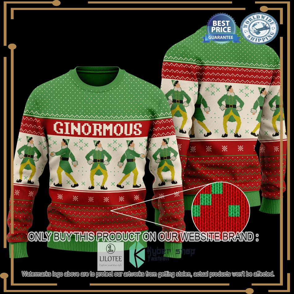 ginormous elf christmas sweater 1 1369
