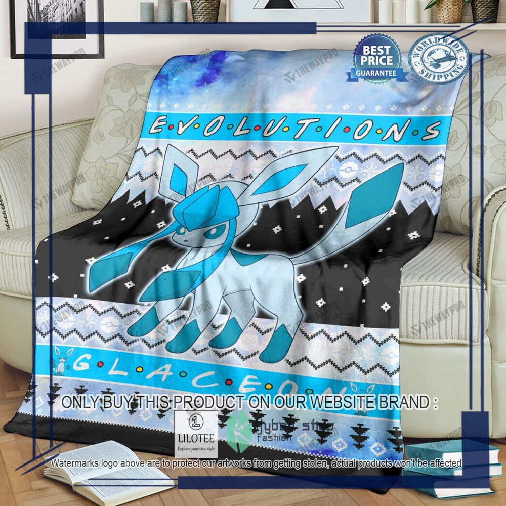 Glaceon Pokemon Blanket - LIMITED EDITION 8