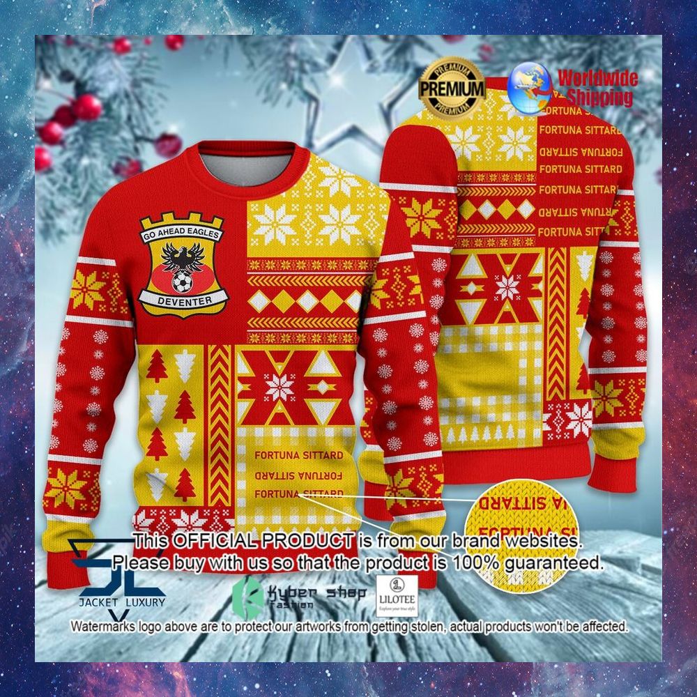 go ahead eagles deventer red yellow sweater 1 861