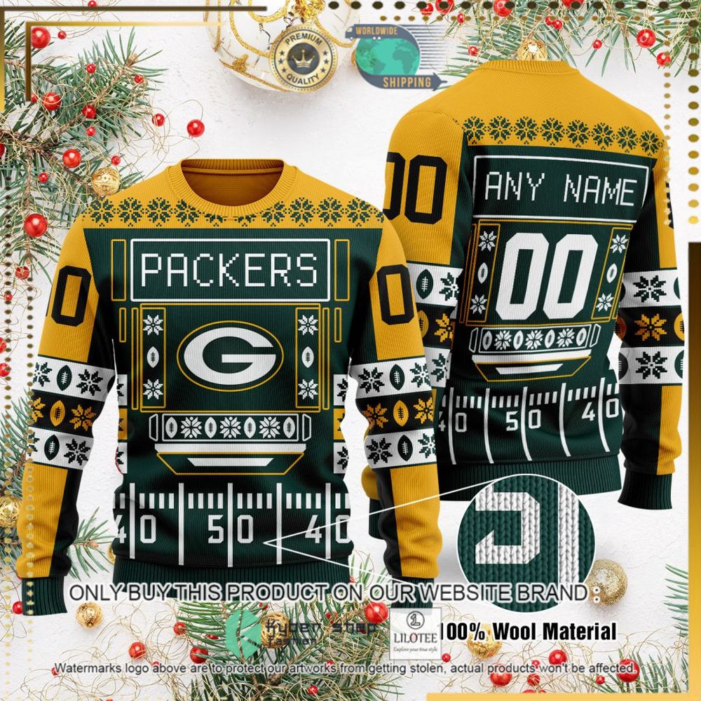 green bay packers nfl personalized ugly sweater 1 10122