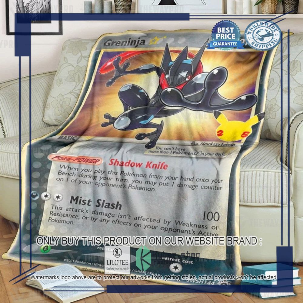 Greninja Star Pokemon Blanket - LIMITED EDITION 9
