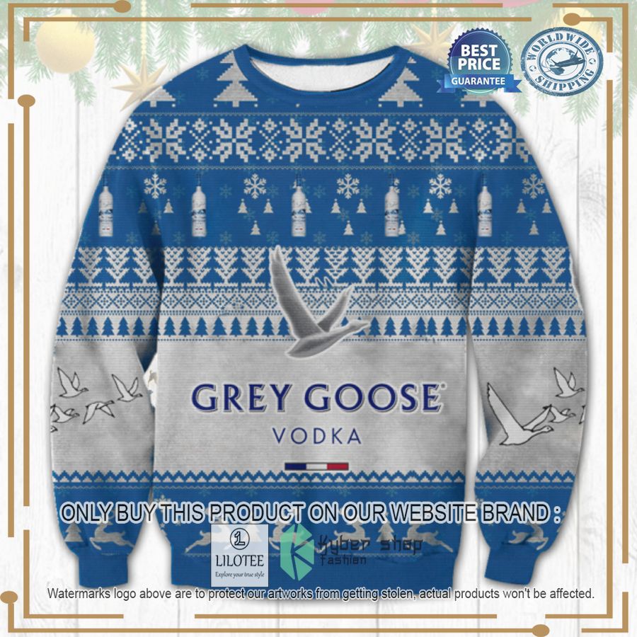 Grey Goose Vodka Ugly Christmas Sweater - LIMITED EDITION 2