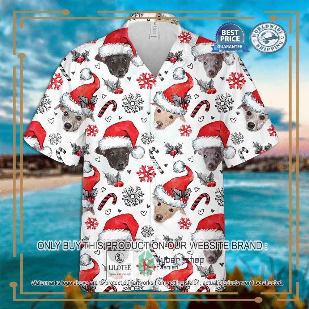 Greyhound Christmas Hawaiian Shirt 4