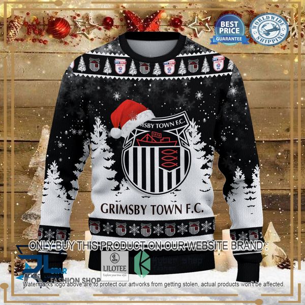 grimsby town black christmas sweater 2 22872