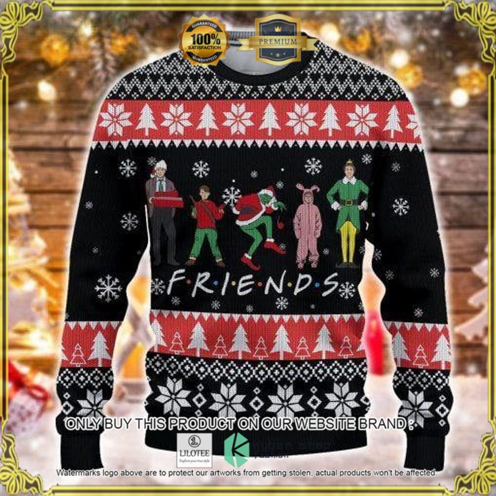 grinch friends christmas sweater 1 85363