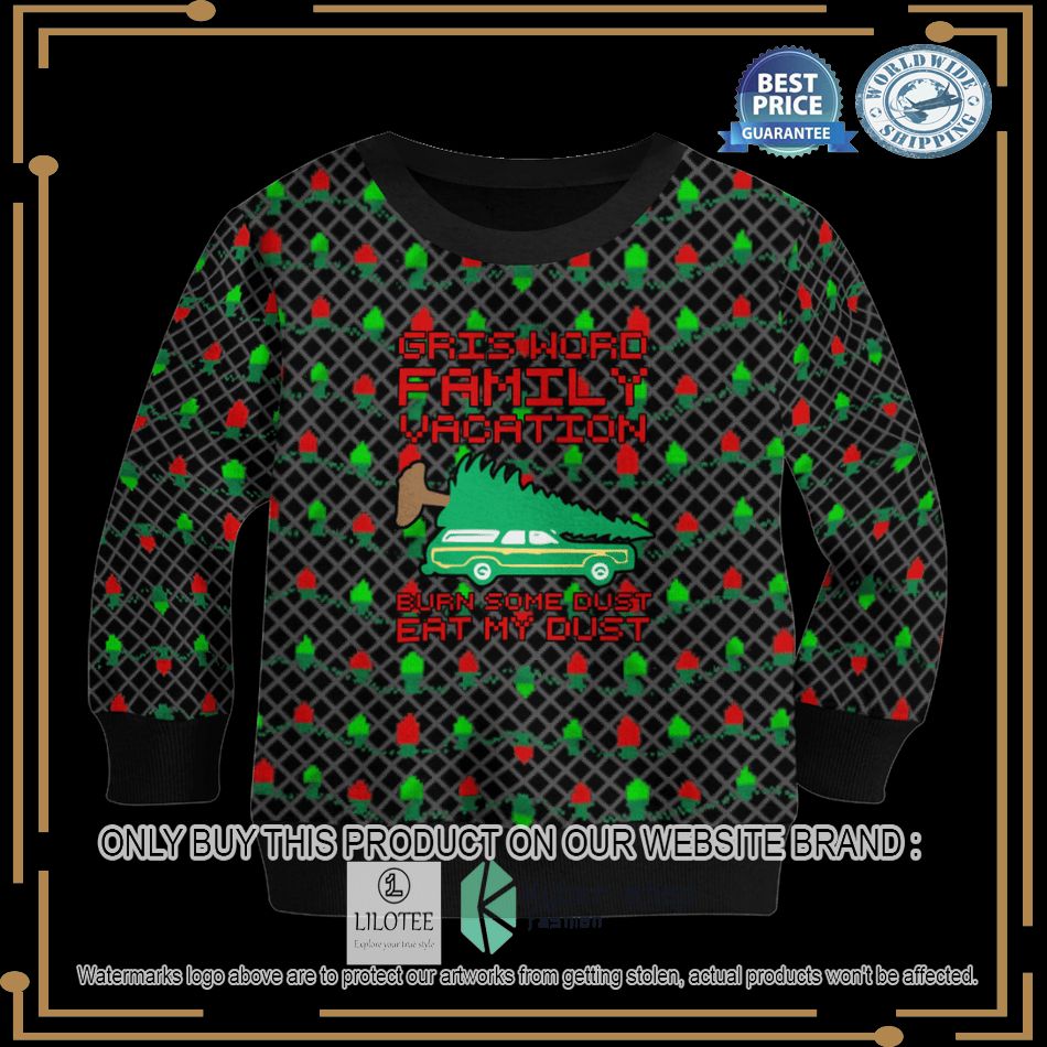 griswold family vacation burn some dust eat my dust christmas sweater 2 13492